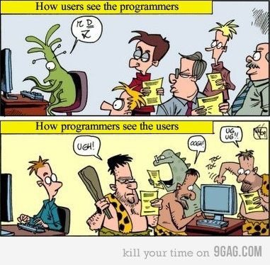 How users see programmer and the reverse